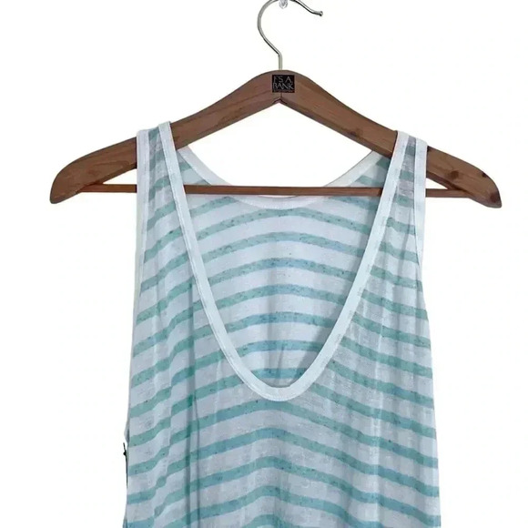 NWT Alexander Wang Blue White Striped Tank Top Nautical Summer Beach Size S - Picture 5 of 7